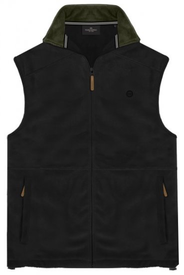 Double Outfitters MFT-7089 Sleeveless Fleece Vest Black - Didelės vyriškos striukės - Didelės vyriškos striukės