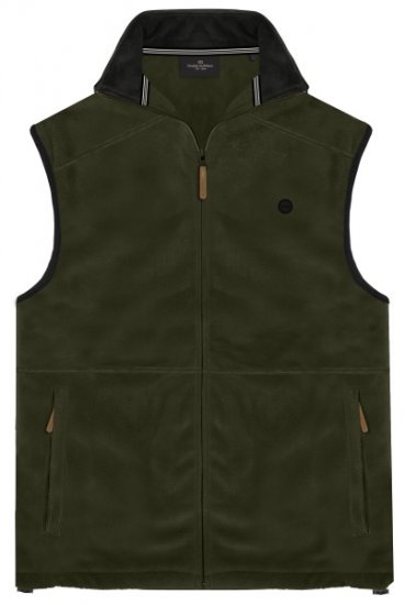 Double Outfitters MFT-7089 Sleeveless Fleece Vest Khaki - Didelės vyriškos striukės - Didelės vyriškos striukės