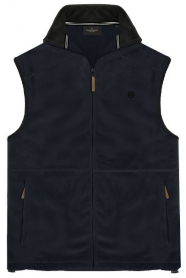 Double Outfitters MFT-7089 Sleeveless Fleece Vest Navy - Didelės vyriškos striukės - Didelės vyriškos striukės