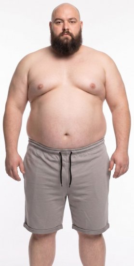 20 Nodi Bora Sportiniai šortai Pilka - Laisvalaikio kelnės ir šortai - Laisvalaikio Kelnės ir Šortai - 2XL-12XL