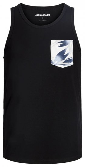 Jack & Jones Honolulu Pocket Tanktop Black - Marškinėliai - Marškinėliai - 2XL-14XL