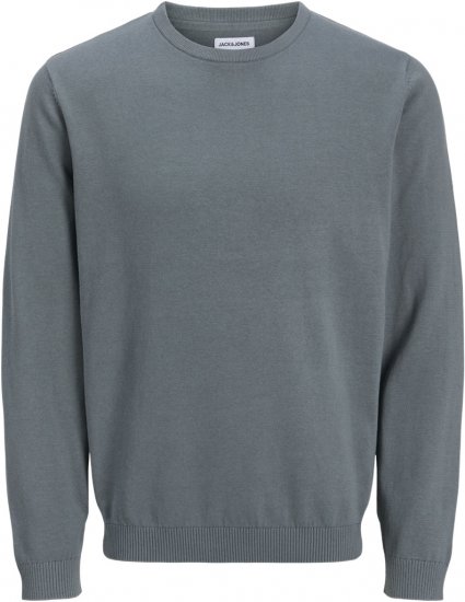 Jack & Jones BASIC Knitted Sweater Grey - Megztiniai ir džemperiai - Megztiniai ir Džemperiai - 2XL-14XL