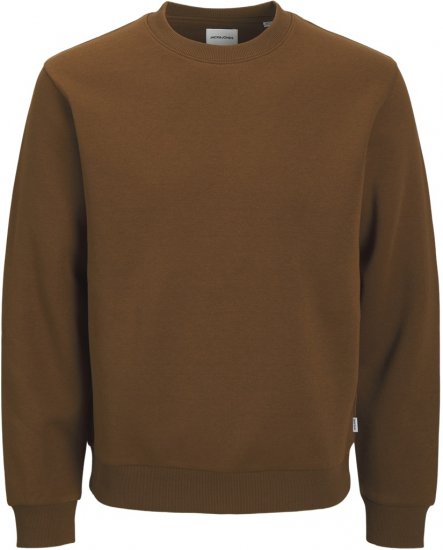 Jack & Jones Bradley Sweatshirt Brown - Megztiniai ir džemperiai - Megztiniai ir Džemperiai - 2XL-14XL
