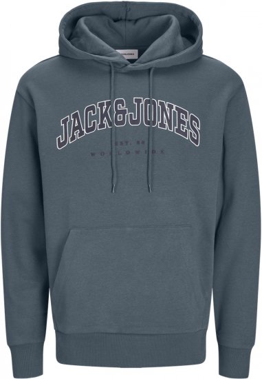 Jack & Jones CALEB Hoodie Blue - Megztiniai ir džemperiai - Megztiniai ir Džemperiai - 2XL-14XL