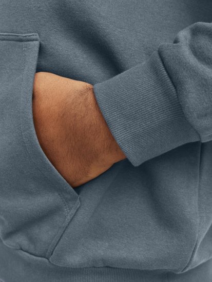 Jack & Jones CALEB Hoodie Blue - Megztiniai ir džemperiai - Megztiniai ir Džemperiai - 2XL-14XL