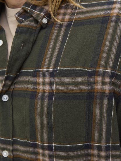 Jack & Jones Classic Flannel Long Sleeve Shirt Green - Marškiniai - Marškiniai - 2XL-8XL