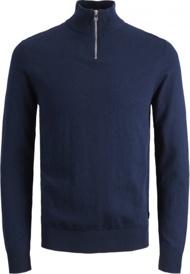 Jack & Jones Emil Knitted Pullover Blue - Megztiniai ir džemperiai - Megztiniai ir Džemperiai - 2XL-14XL