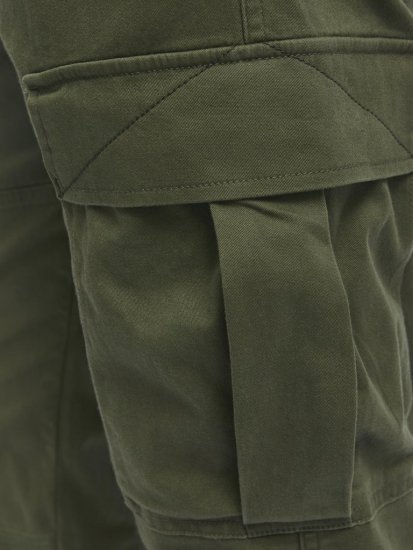 Jack & Jones Jonnie Cuffed Cargo Pants Green - Džinsai ir kelnės - Džinsai ir Kelnės - W40-W70