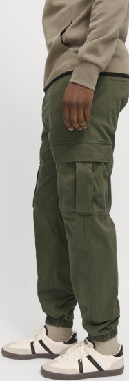Jack & Jones Jonnie Cuffed Cargo Pants Green - Džinsai ir kelnės - Džinsai ir Kelnės - W40-W70