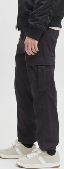Jack & Jones Jonnie Cuffed Cargo Pants Black - Džinsai ir kelnės - Džinsai ir Kelnės - W40-W70