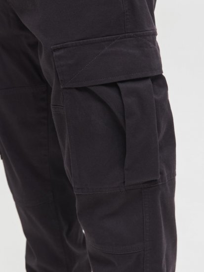 Jack & Jones Jonnie Cuffed Cargo Pants Black - Džinsai ir kelnės - Džinsai ir Kelnės - W40-W70