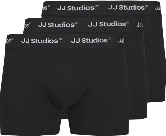 Jack & Jones Soho Solid Trunks 3-Pack Black - Apatinis trikotažas ir plaukimo apranga - Apatinis trikotažas - 2XL-8XL
