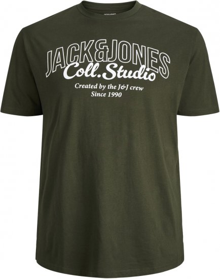 Jack & Jones Makoto T-shirt Green - Marškinėliai - Marškinėliai - 2XL-14XL
