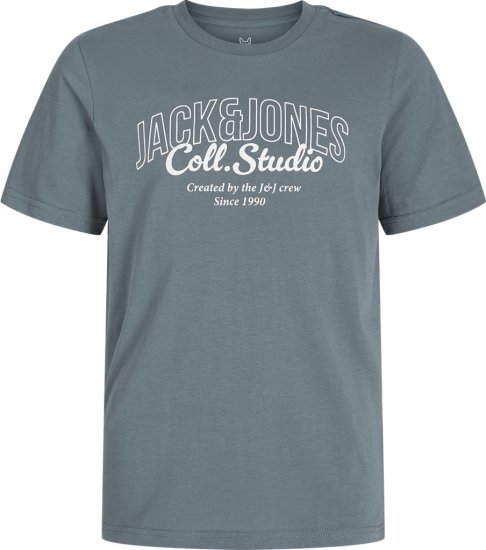 Jack & Jones Makoto T-shirt Grey - Marškinėliai - Marškinėliai - 2XL-14XL