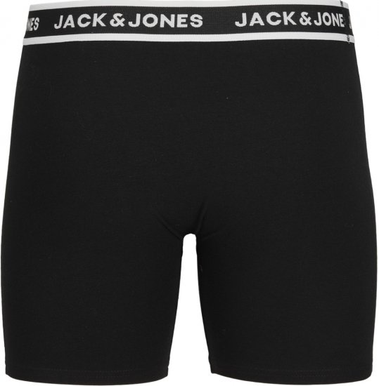 Jack & Jones Solid Boxer 3-Pack Black - Boxer šortai - Vyriški dideli boxer šortai