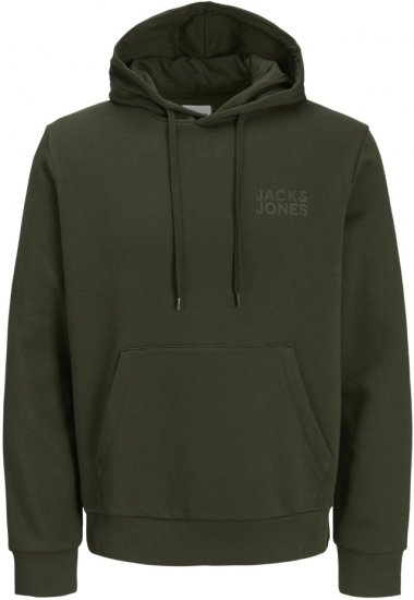 Jack & Jones ECORP Hoodie Green - Megztiniai ir džemperiai - Megztiniai ir Džemperiai - 2XL-14XL