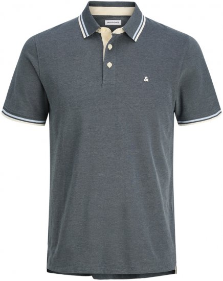 Jack & Jones Paulos Polo Short Sleeve Stormy Weather - Polo marškinėliai - Polo marškinėliai - 2XL-8XL