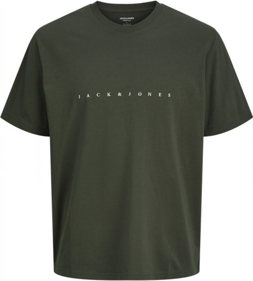 Jack & Jones STAR T-Shirt Green - Marškinėliai - Marškinėliai - 2XL-14XL
