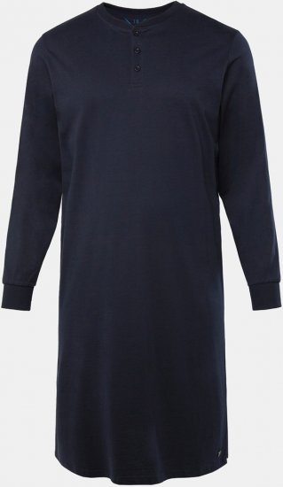 JP1880 Henley Long Sleeved Night Dress Navy - Apatinis trikotažas ir plaukimo apranga - Apatinis trikotažas - 2XL-8XL