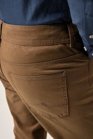 JP1880 Twill Trousers Belly Fit 5-Pocket Brown - Džinsai ir kelnės - Džinsai ir Kelnės - W40-W70