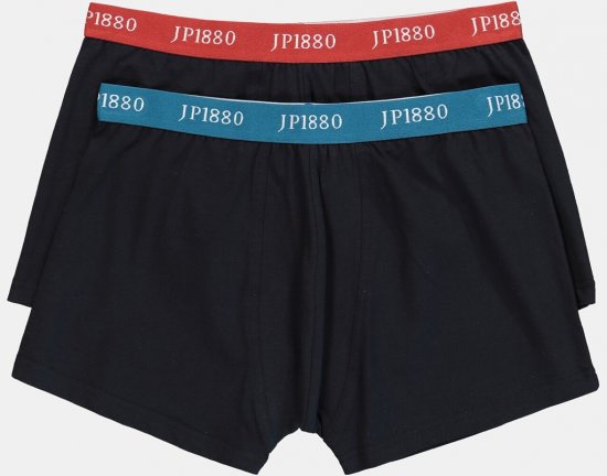 JP1880 FLEXNAMIC OEKO-TEX Boxer Shorts 2-Pack Black - Apatinis trikotažas ir plaukimo apranga - Apatinis trikotažas - 2XL-8XL