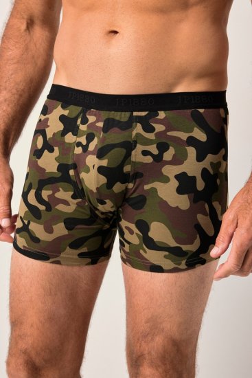 JP1880 FLEXNAMIC OEKO-TEX Boxer Shorts 2-Pack Green - Apatinis trikotažas ir plaukimo apranga - Apatinis trikotažas - 2XL-8XL