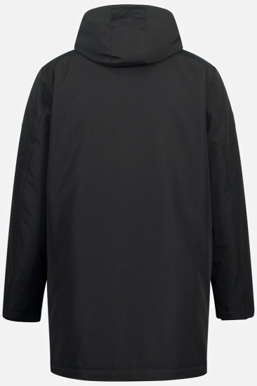 JP1880 Warm Parka with Wind Cuffs Black - Didelės vyriškos striukės - Didelės vyriškos striukės