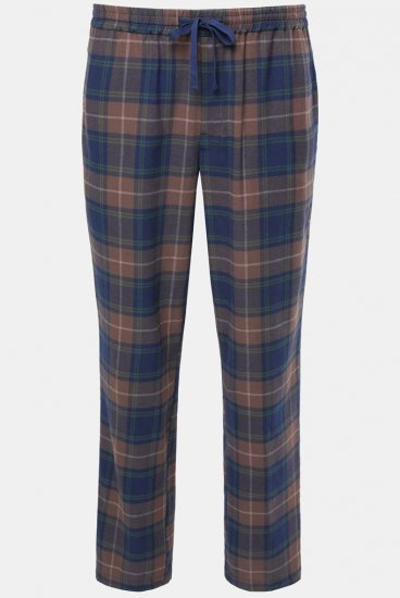 JP1880 Pyjama Trousers Flannel Check Brown - Apatinis trikotažas ir plaukimo apranga - Apatinis trikotažas - 2XL-8XL