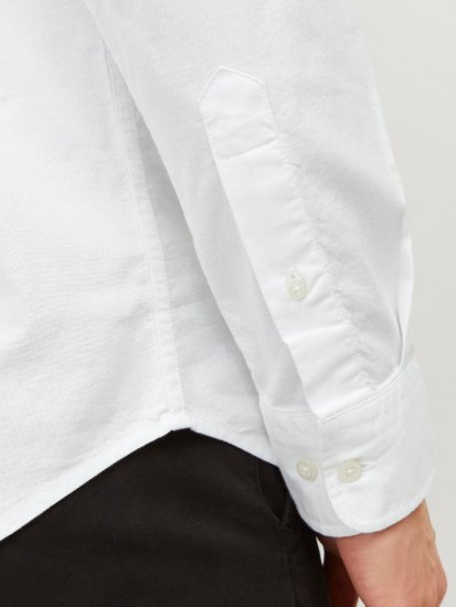 Jack & Jones Brook Oxford Shirt Long Sleeve White - Marškiniai - Marškiniai - 2XL-8XL