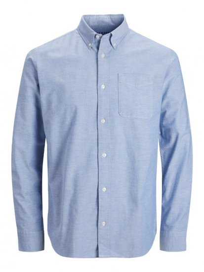 Jack & Jones Brook Oxford Shirt Long Sleeve Blue - Marškiniai - Marškiniai - 2XL-8XL