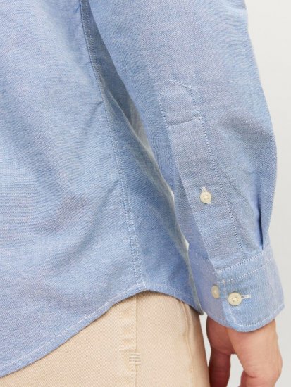 Jack & Jones Brook Oxford Shirt Long Sleeve Blue - Marškiniai - Marškiniai - 2XL-8XL