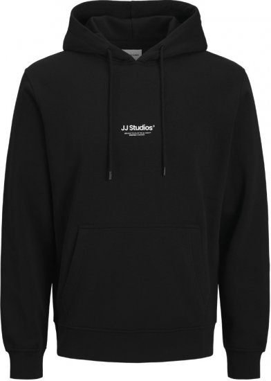 Jack & Jones Soho Hoodie Black - Megztiniai ir džemperiai - Megztiniai ir Džemperiai - 2XL-14XL