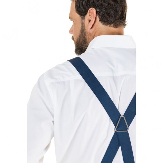 JP1880 Suspenders X-Shape Navy - Aksesuarai - 