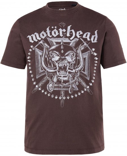 JP1880 Motörhead Soft Jersey Vintage T-Shirt Brown - Grupės marškinėliai - 