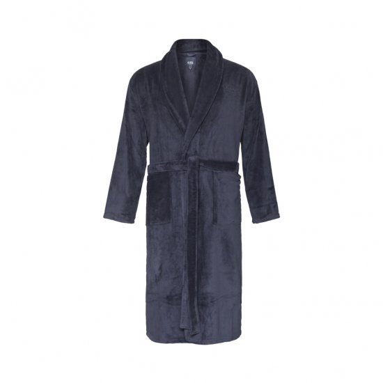 North Latitude Bathrobe Navy Blue - Vonios chalatai/rankšluosčiai - Vyriški chalatai Dideli dydžiai