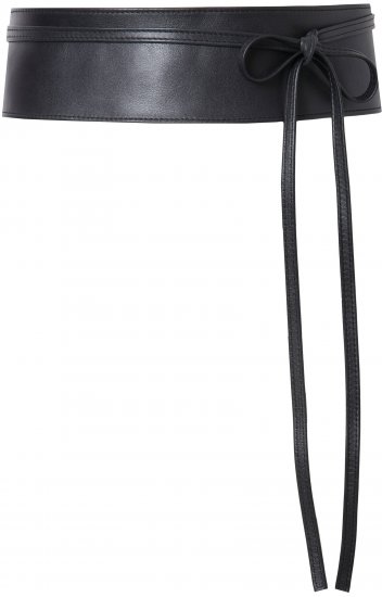 Ulla Popken Tie Belt Black - Moteriški diržai - 