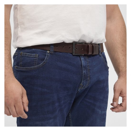 North Latitude Belt Dark Brown - Diržai - Didelių dydžių diržai - W40-W70/2XL-8XL