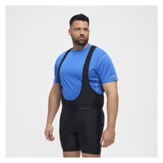 North Latitude Sport Bike Shorts With Suspenders Black - Dviračių drabužiai - 