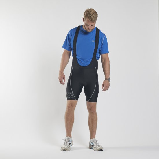 North Latitude Bike Shorts With Suspenders Black TALL - Sportiniai drabuziai & outdoor - Dideliu dydziu sportiniai drabuziai vyrams