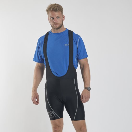 North Latitude Bike Shorts With Suspenders Black TALL - Sportiniai drabuziai & outdoor - Dideliu dydziu sportiniai drabuziai vyrams