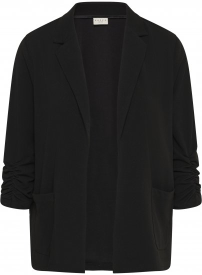 Kaffe Curve Pheolo 3/4 Sleeve Blazer Black Deep - Švarkai - 