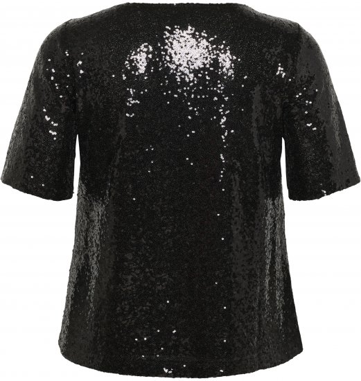 Kaffe Curve Mirana Sequin Blouse Black - Palaidinės - 