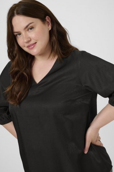 Kaffe Curve Ada Blouse Black - Palaidinės - 