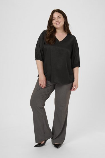 Kaffe Curve Ada Blouse Black - Palaidinės - 