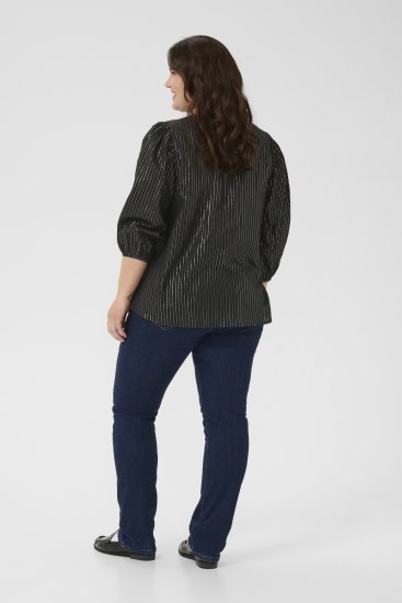 Kaffe Curve Luisa Blouse Black Deep - Palaidinės - 