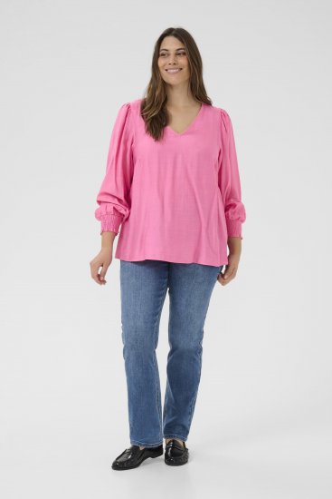 Kaffe Curve Sofia Blouse Pink Power - Palaidinės - 