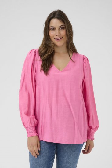 Kaffe Curve Sofia Blouse Pink Power - Palaidinės - 