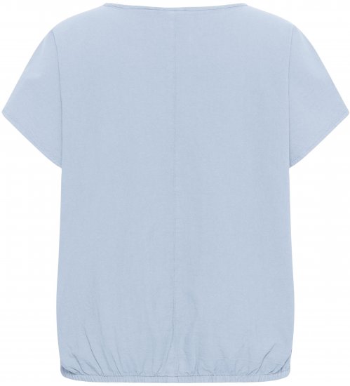 Kaffe Curve Nana Palaidinė trumpomis rankovėmis Mėlyna - Palaidinės ir tunikos - 