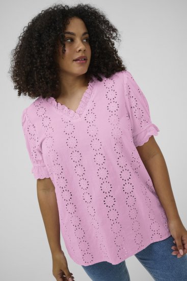 Kaffe Curve Dina Blouse Pink Frosting - Palaidinės - 