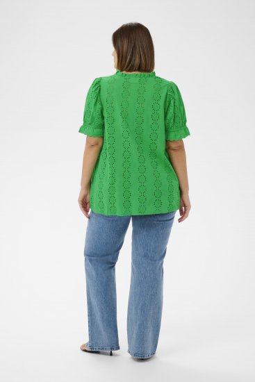 Kaffe Curve Dina Blouse Bright Green - Palaidinės - 